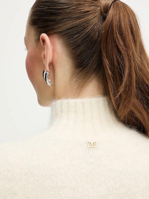 Marciano by Guess sweter z dodatkiem alpaki AGNES damski kolor beżowy z półgolfem 5BGR10 5794Z