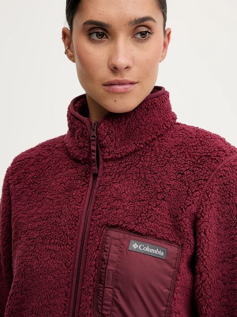 Columbia bluza sportowa West Bend kolor bordowy gładka 2099271