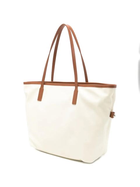 MC2 Saint Barth City embroidered-logo tote bag - Neutrals