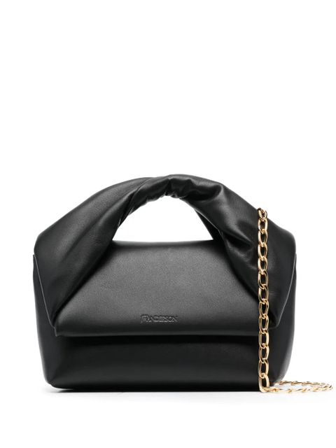 JW Anderson medium Twister leather bag - Black - zdjęcie produktu nr 1