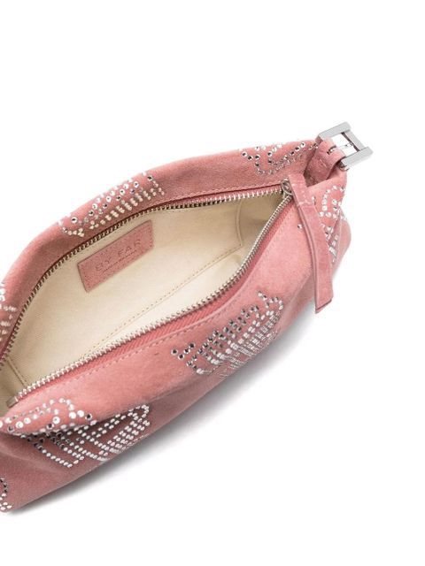 BY FAR Rachel logo-stud shoulder bag - Pink