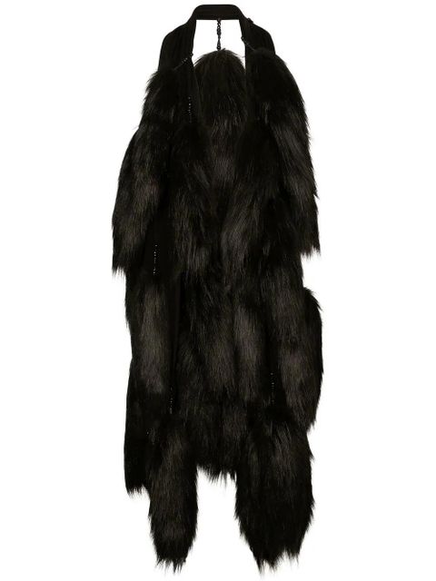 Dolce & Gabbana KIM DOLCE&GABBANA faux-fur stole - Black - zdjęcie produktu nr 1