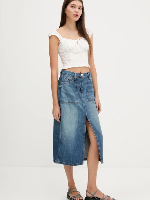 Tommy Jeans bluzka bawełniana - zdjęcie produktu nr 1