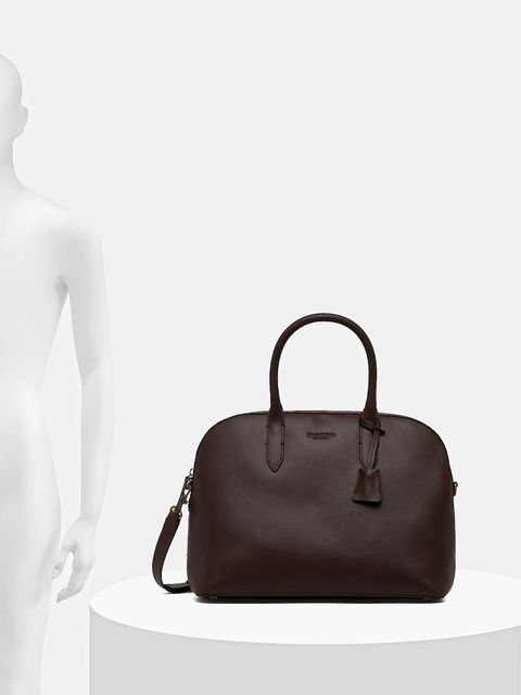 Marc O'Polo torebka skórzana kolor brązowy 5000009167