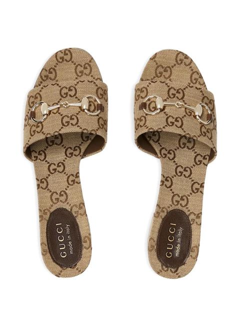 Gucci GG Horsebit sandals - Neutrals