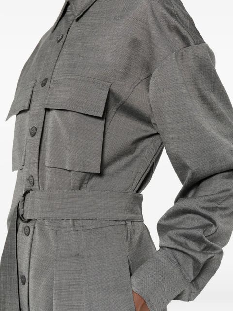 The Frankie Shop Linda flap-pocket jumpsuit - Grey