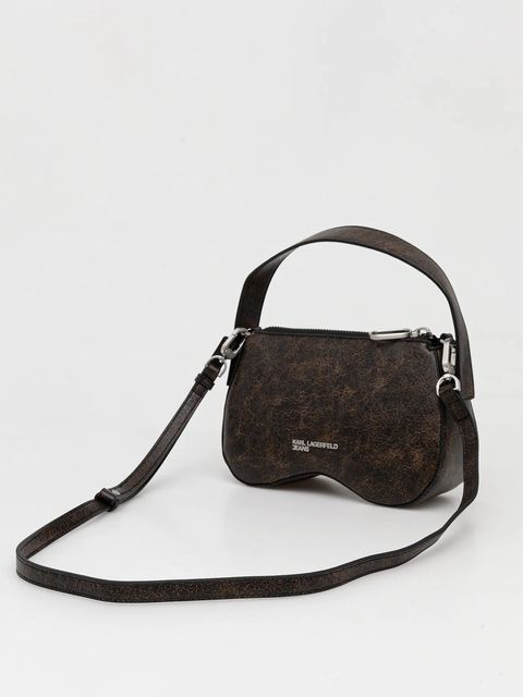 Karl Lagerfeld Jeans torebka kolor brązowy A4W30282