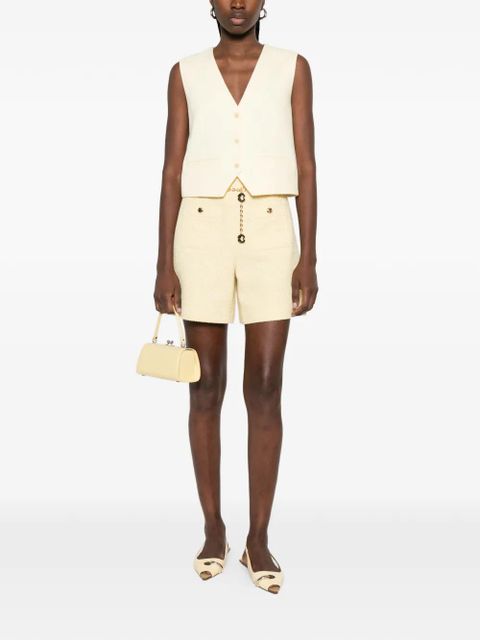 Maje buttoned sleeveless gilet - Yellow - zdjęcie produktu nr 2