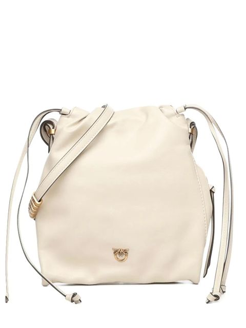 PINKO drawstring logo shoulder bag - Neutrals - zdjęcie produktu nr 1