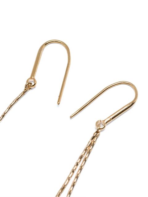ISABEL MARANT stone-pendant dangle earrings - Gold