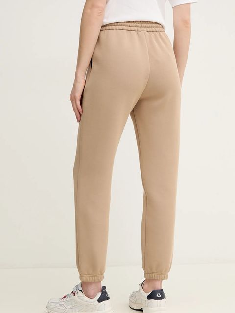 MACKAGE spodnie dresowe damskie kolor beżowy gładkie NEV.R - zdjęcie produktu nr 2