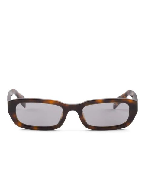 Prada Eyewear rectangle sunglasses - Brown - zdjęcie produktu nr 1