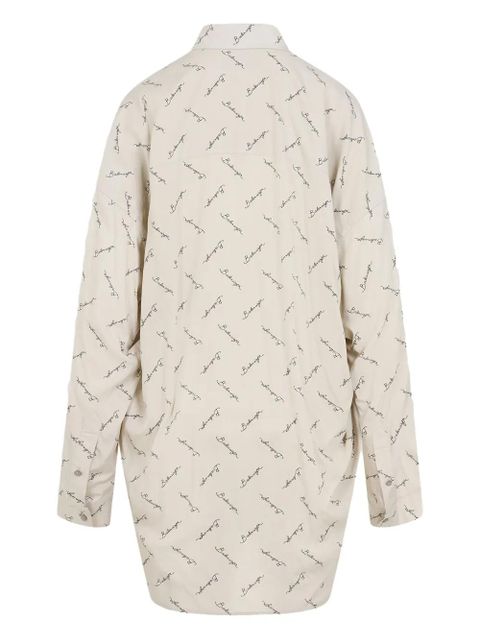 Balenciaga printed shirt - Neutrals - zdjęcie produktu nr 2