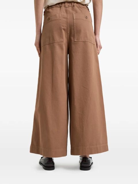 Weekend Max Mara Ariete button pocket trousers - Brown