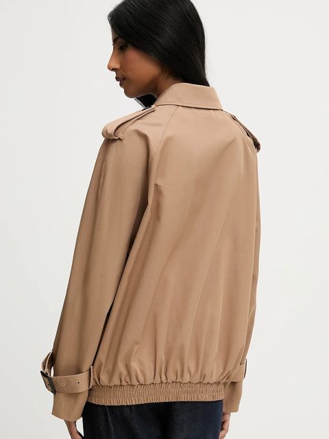 Answear.LAB kurtka kolor brązowy przejściowa