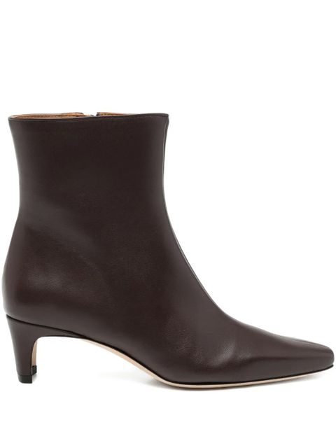 STAUD 50mm Wally ankle boots - Brown - zdjęcie produktu nr 1