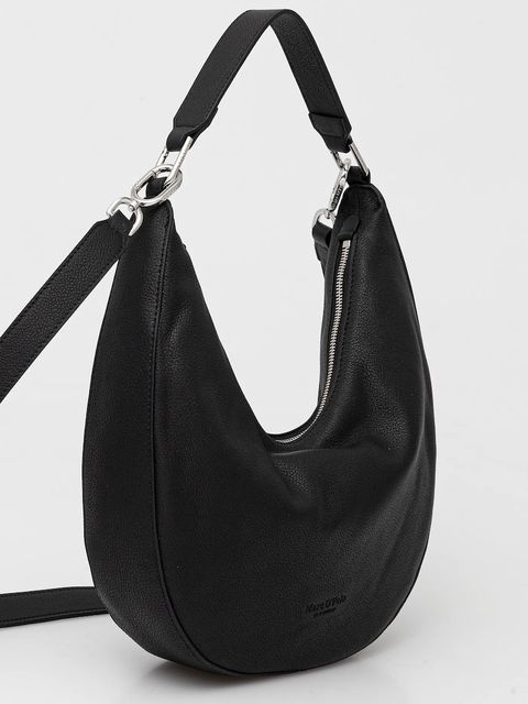 Marc O'Polo torebka skórzana kolor czarny 50812200701138 - zdjęcie produktu nr 2