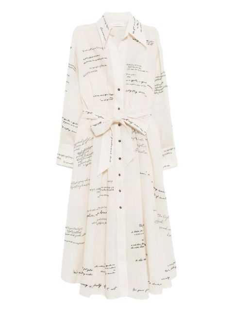ZIMMERMANN Dream shirt dress - Neutrals - zdjęcie produktu nr 1