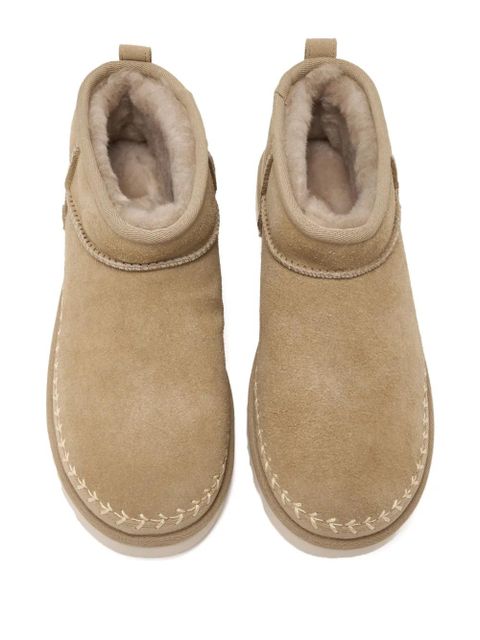 UGG stitched-trim suede boots - Neutrals - zdjęcie produktu nr 2