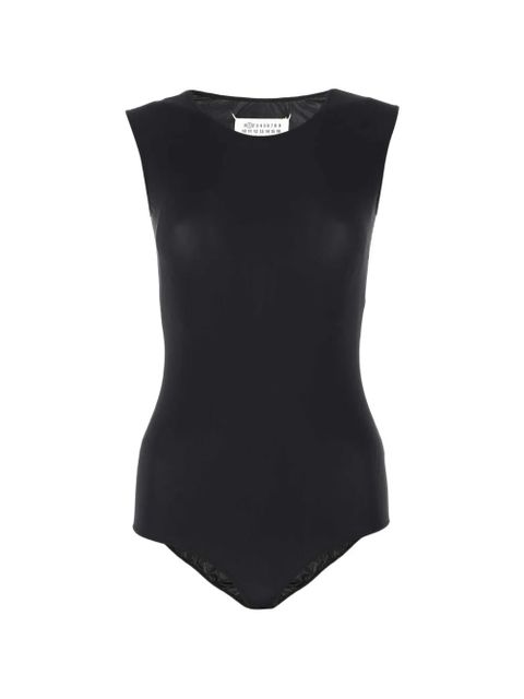 Maison Margiela round neck bodysuit - Black - zdjęcie produktu nr 1