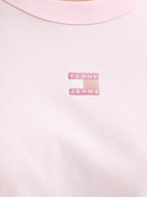 Tommy Jeans t-shirt bawełniany damski kolor różowy DW0DW22202
