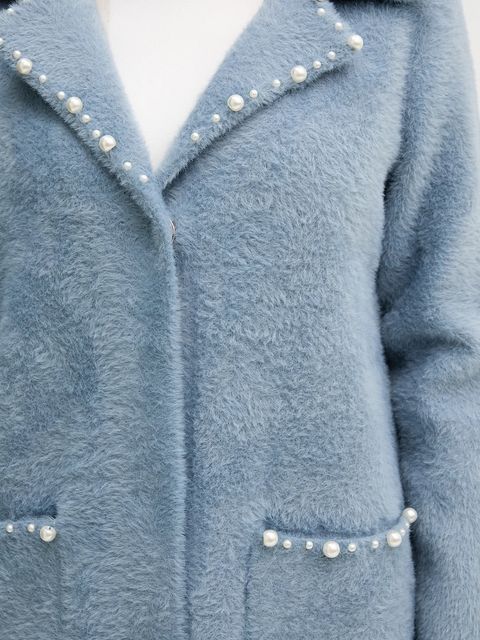 Joseph Ribkoff płaszcz kolor niebieski 261997 - zdjęcie produktu nr 2