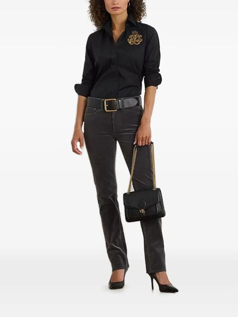 Lauren Ralph Lauren embellished long-sleeve shirt - Black - zdjęcie produktu nr 2