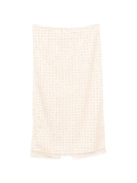 STAUD embellished skirt - Neutrals - zdjęcie produktu nr 1