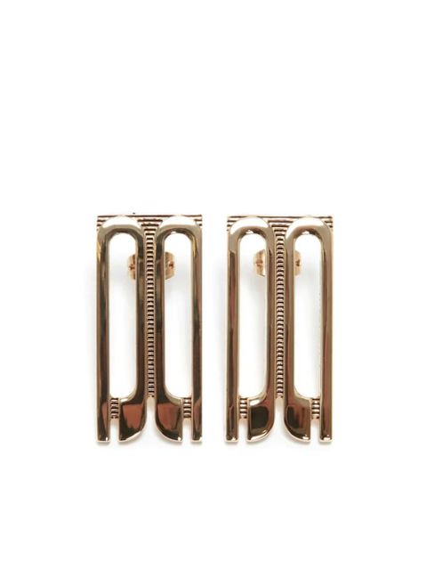 Victoria Beckham Frame stud earrings - Gold - zdjęcie produktu nr 1