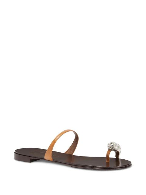 Giuseppe Zanotti leather sandals - Orange - zdjęcie produktu nr 2