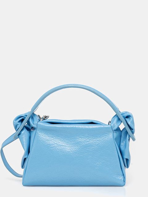 Kenzo torebka skórzana kolor niebieski FF62SA808L02 - zdjęcie produktu nr 1