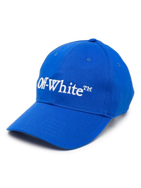 Off-White Bookish Dril baseball cap - Blue - zdjęcie produktu nr 1