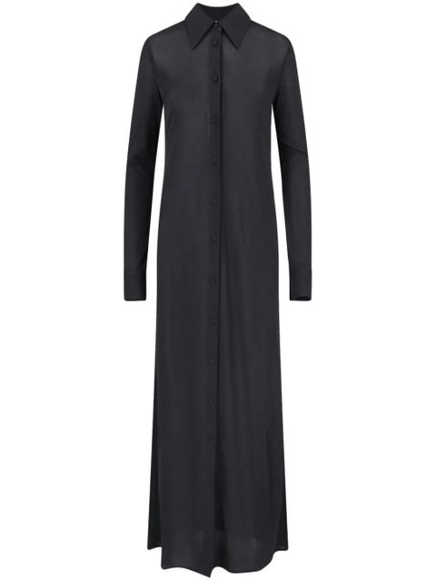 Jil Sander maxi shirt dress - Black - zdjęcie produktu nr 1