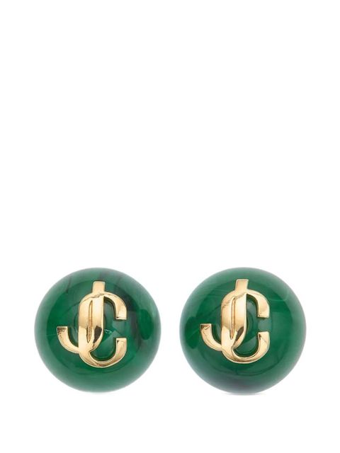 Jimmy Choo logo beads earrings - Gold - zdjęcie produktu nr 1