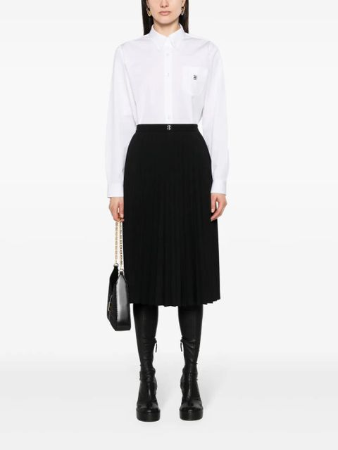 Givenchy 4G-plaque cotton shirt - White