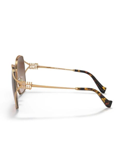 Miu Miu Eyewear metallic round-frame sunglasses - zdjęcie produktu nr 2