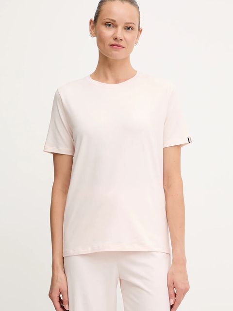 BOSS t-shirt damski kolor różowy - zdjęcie produktu nr 1