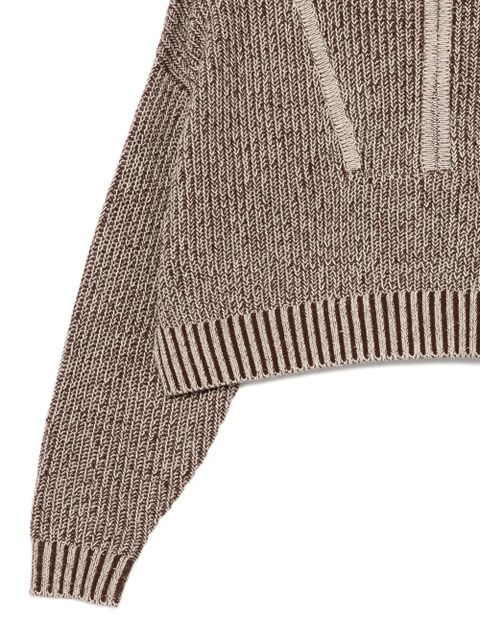 STAUD Hampton top - Brown