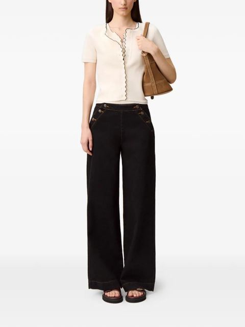 Claudie Pierlot button-fastening top - Neutrals - zdjęcie produktu nr 2