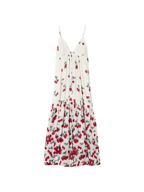 TWINSET cherry-print lace dress - White - zdjęcie produktu nr 1