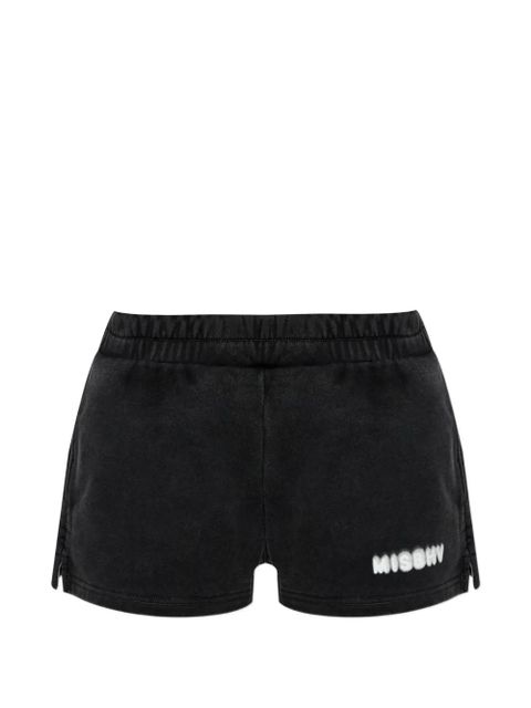 MISBHV logo-detail cotton mini shorts - Black - zdjęcie produktu nr 1