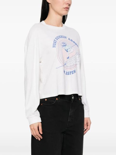 RE/DONE Boxy Boyfriend long-sleeve T-shirt - White