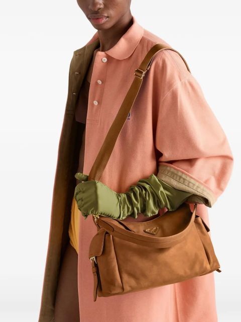 Prada Explore large nappa leather bag - Brown - zdjęcie produktu nr 2