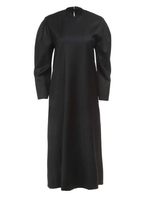 ANIA KUCZYŃSKA - Czarna sukienka midi z wełny Paloma - zdjęcie produktu nr 1