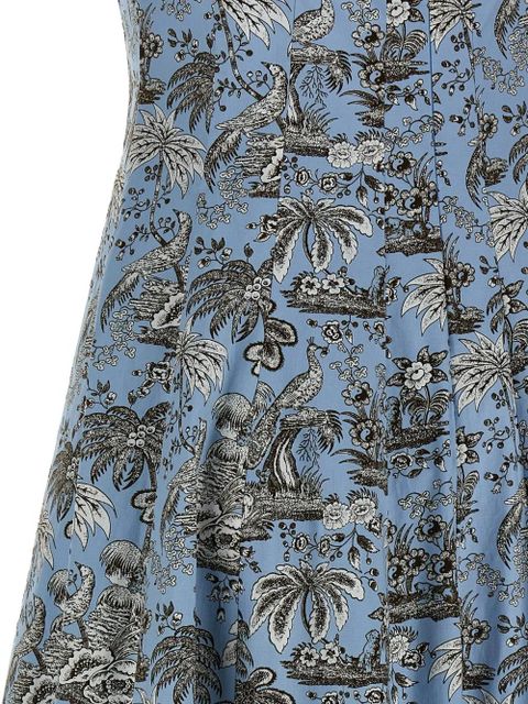 STAUD Wells midi dress - Blue