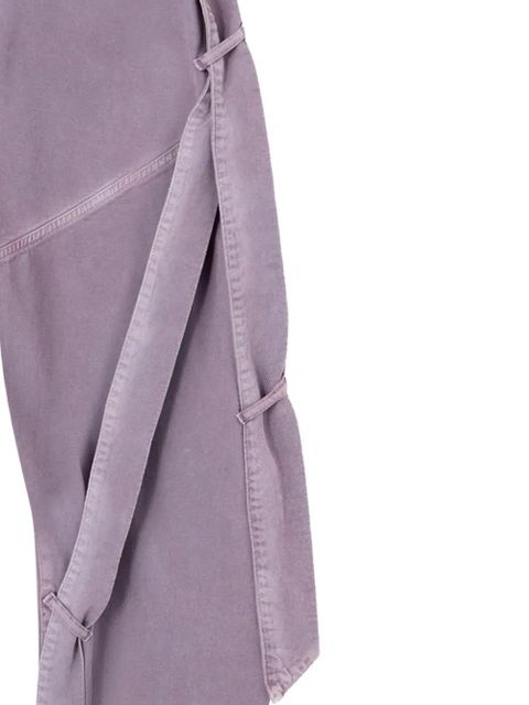 The Attico knotted button-fastening trousers - Purple - zdjęcie produktu nr 2