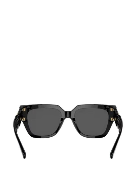 Versace Eyewear chain-design square-frame sunglasses - Black