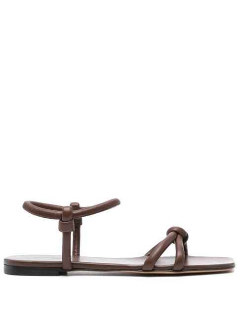 Gianvito Rossi Juno leather sandals - Brown - zdjęcie produktu nr 1