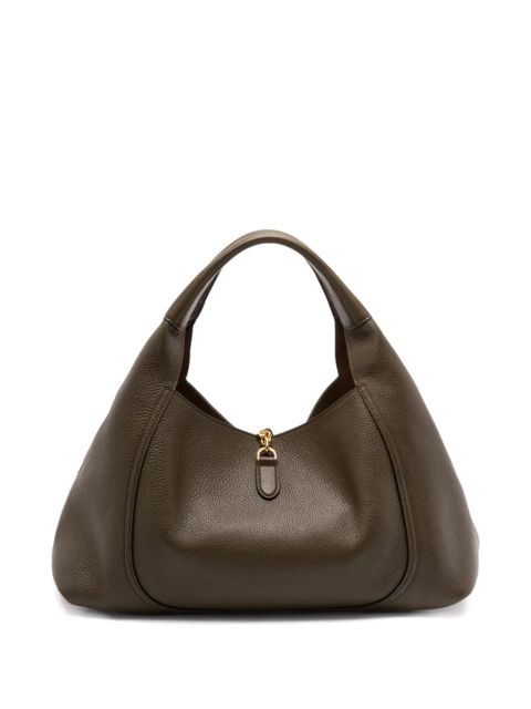 Gucci maxi Softbit leather shoulder bag - Green