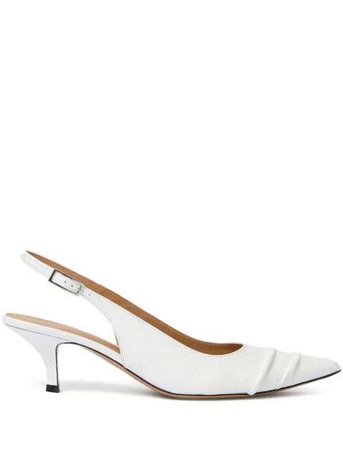 Maison Margiela 55mm Kinkies slingback pumps - White - zdjęcie produktu nr 1